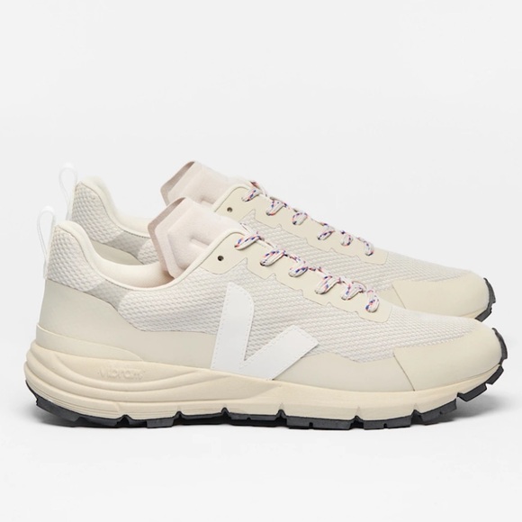 Veja Reiss Dekkan Mesh Trainers Sneakers Cream Ivory Size 8 - Picture 1 of 9